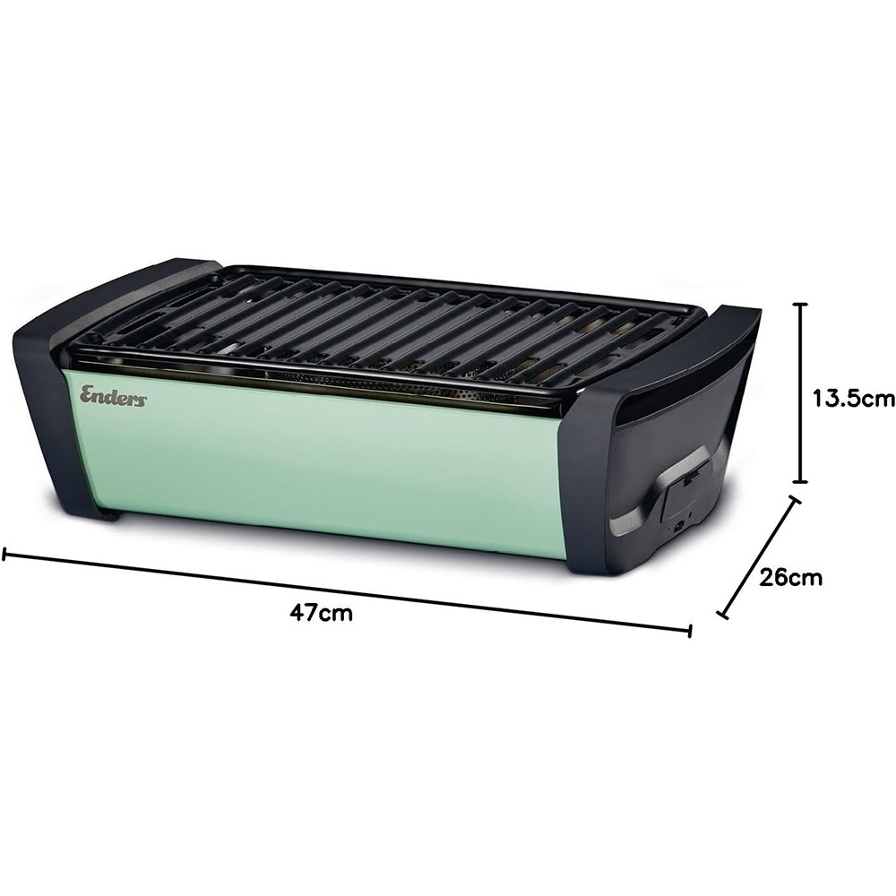 Бездымный настольный угольный гриль Enders Aurora MINT 1360К